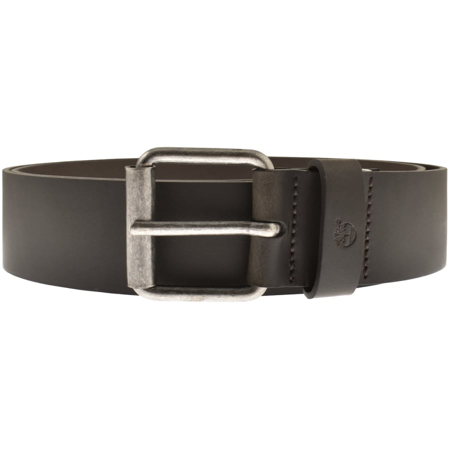 Timberland brown leather belt new arrivals